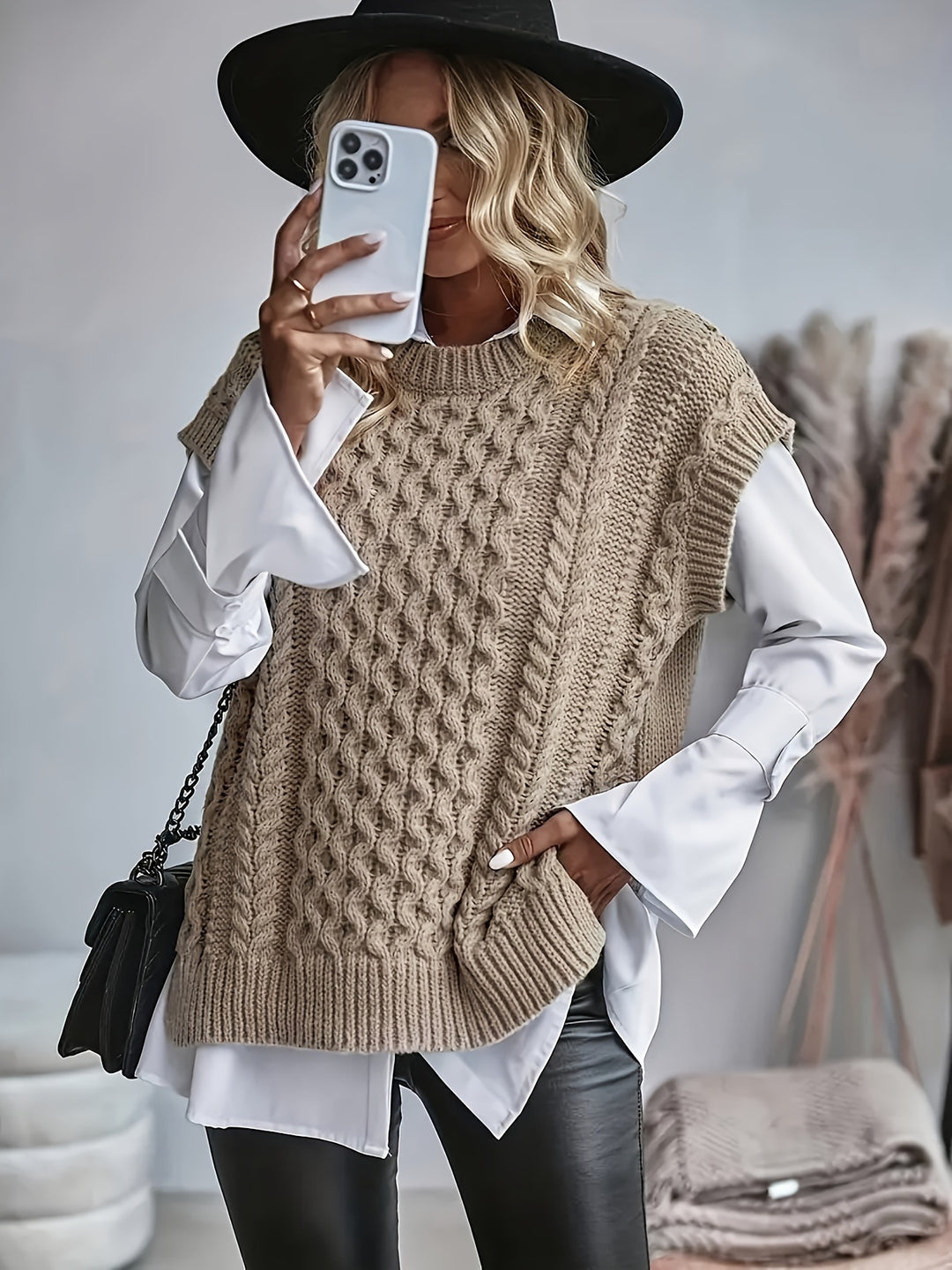 Sydney All-Season Twisted Cable Vest