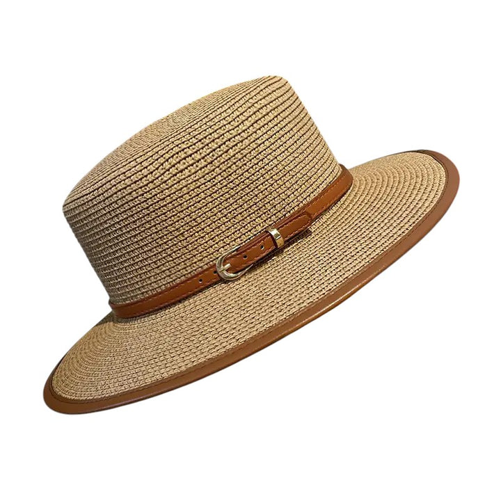 London Chic Straw Fashion Hat