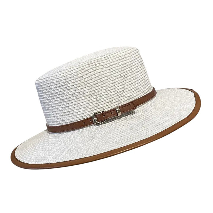 London Chic Straw Fashion Hat