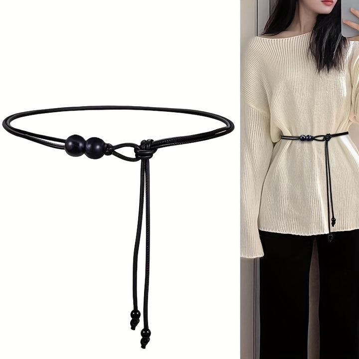 Dubai Brown Beaded Waist Belt