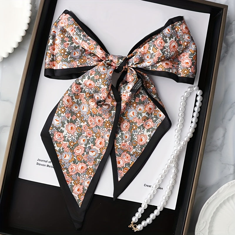 Monaco Chic Ribbon Scarf