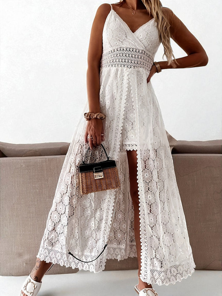 Mexico City Chic Lace Overalls