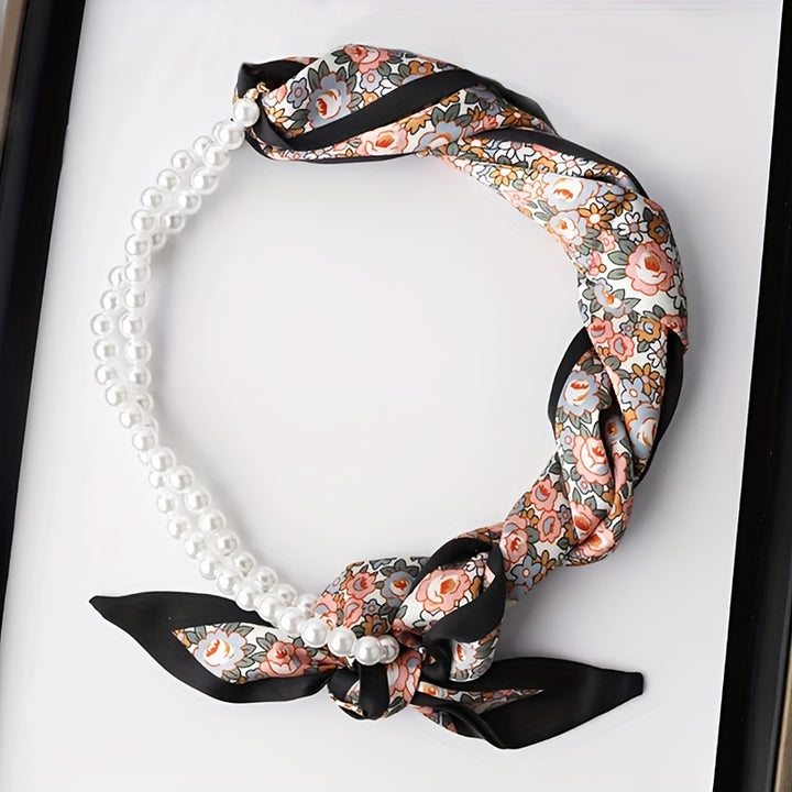Monaco Chic Ribbon Scarf