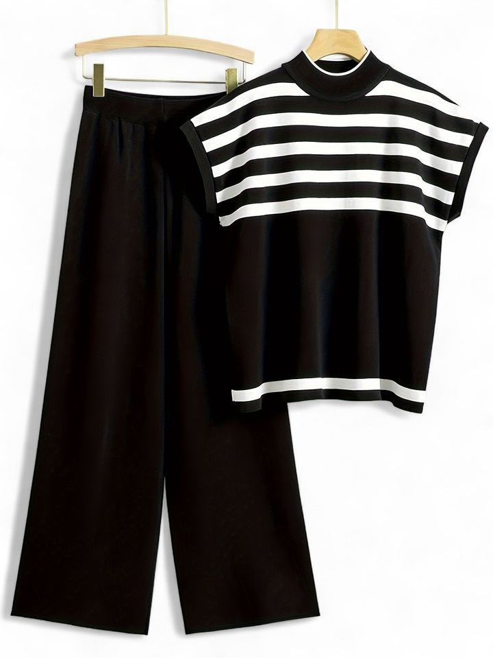 Los Angeles Casual Stripe Outfit