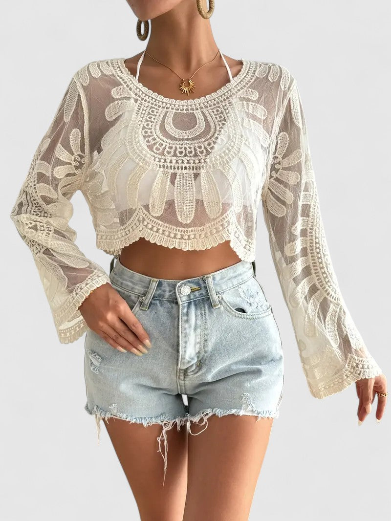 Ibiza Lace Mandala Beach Outfit