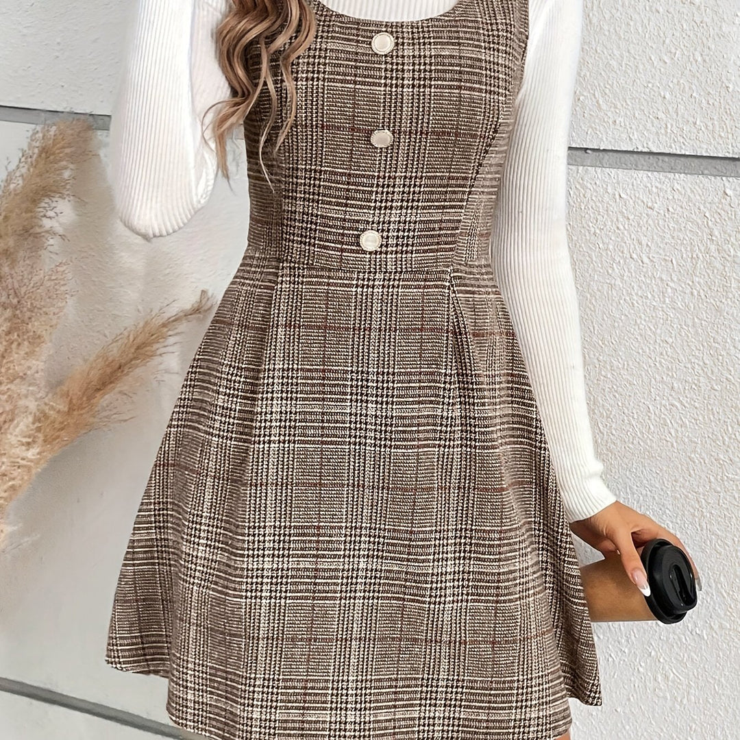 Toronto Spring Plaid Dress