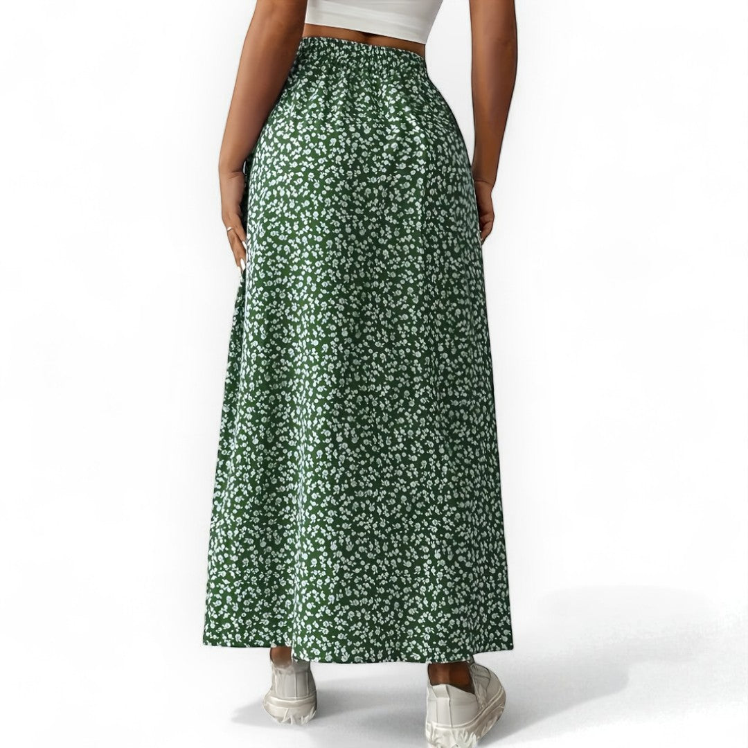 Amsterdam Casual Floral Print Skirt