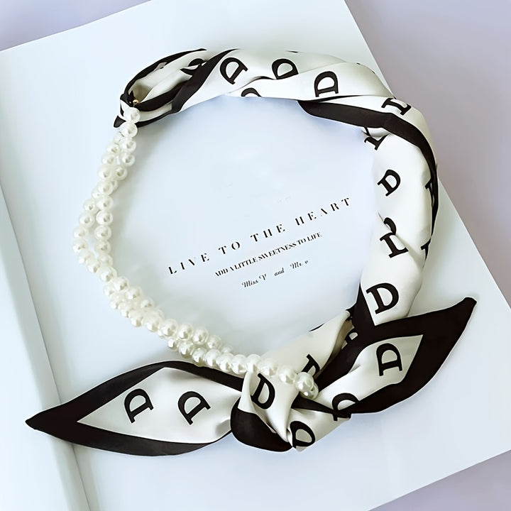 Monaco Chic Ribbon Scarf