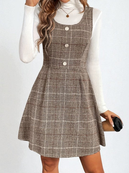 Toronto Spring Plaid Dress