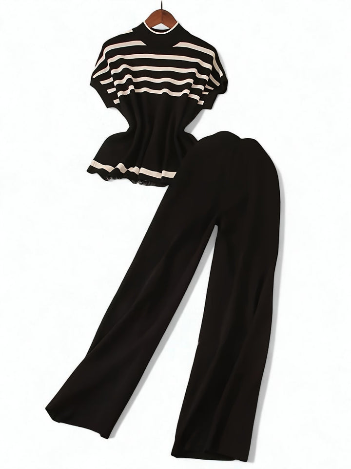 Los Angeles Casual Stripe Outfit