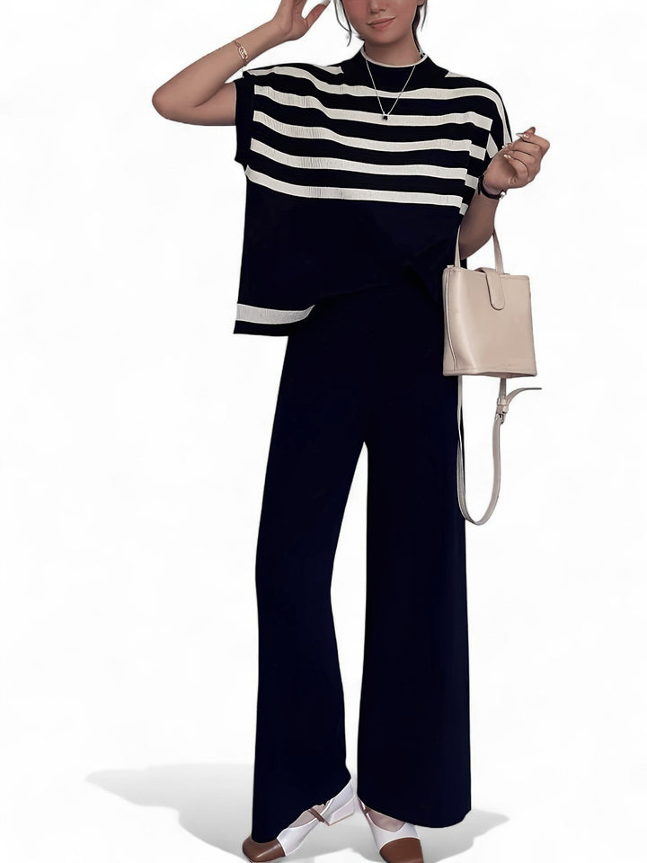 Los Angeles Casual Stripe Outfit