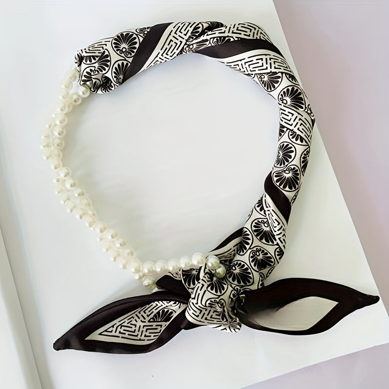 Monaco Chic Ribbon Scarf