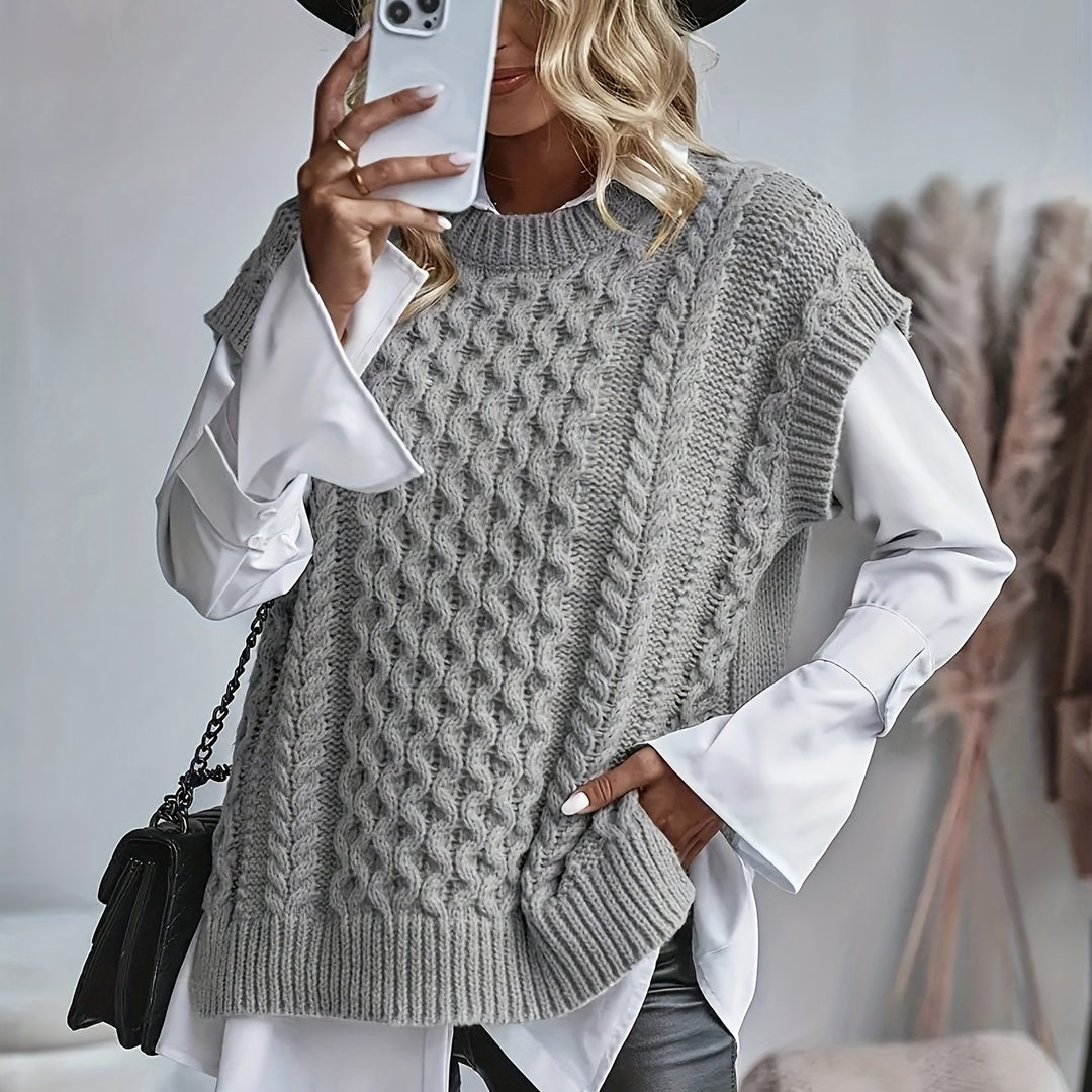 Sydney All-Season Twisted Cable Vest