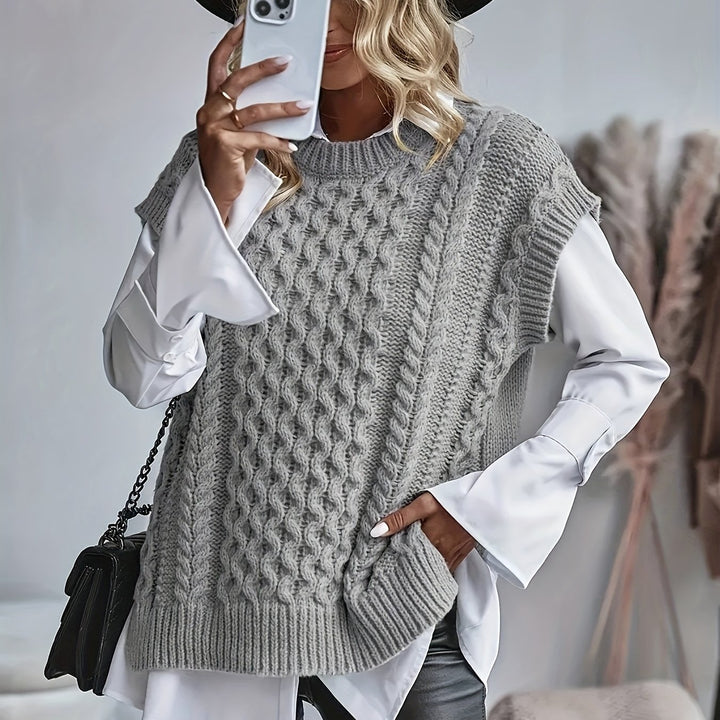 Sydney All-Season Twisted Cable Vest