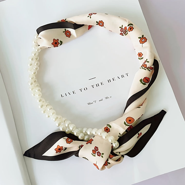 Monaco Chic Ribbon Scarf