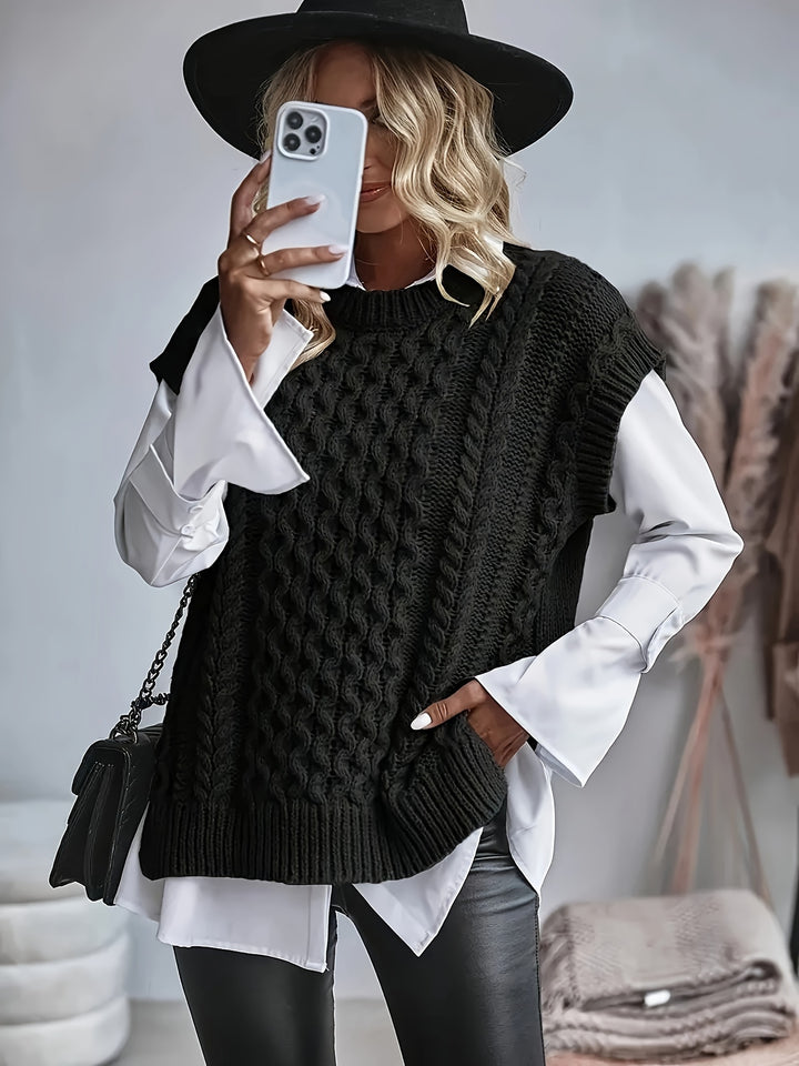 Sydney All-Season Twisted Cable Vest