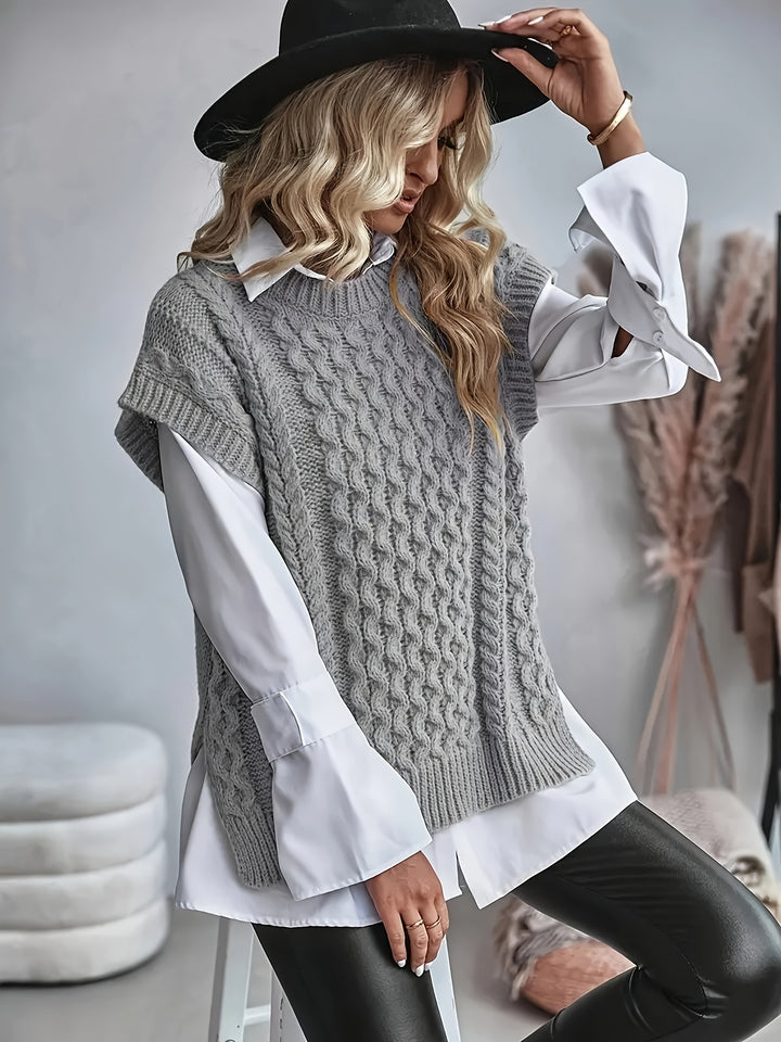 Sydney All-Season Twisted Cable Vest
