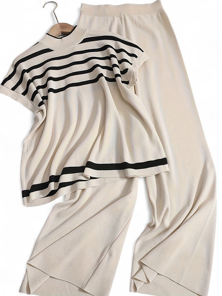 Los Angeles Casual Stripe Outfit