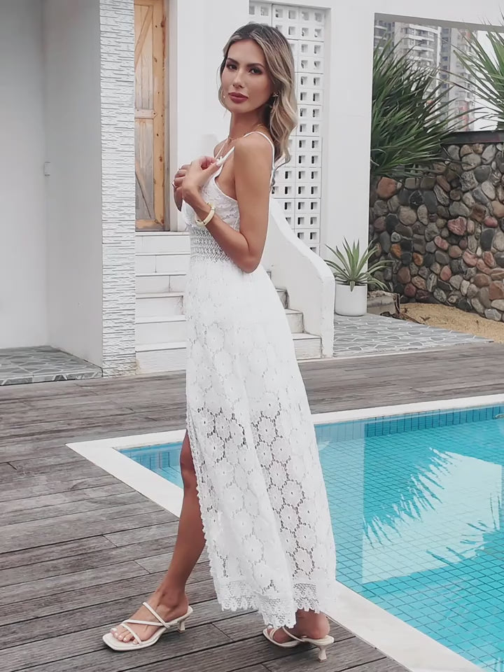 Mexico City Chic Lace Overalls